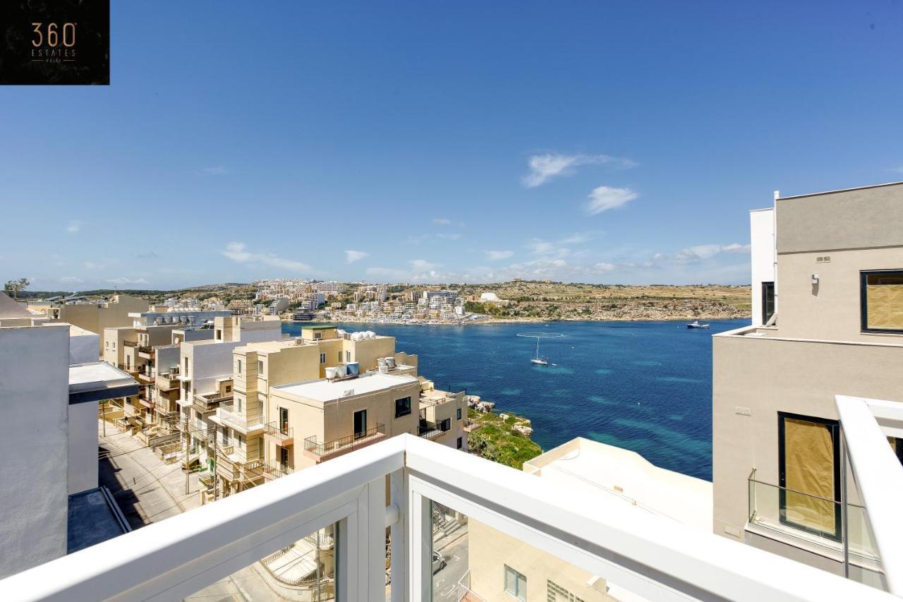 Apartament Lux Sea Front Penthouse With Breathtaking Views In St Pauls By 360 Estates San Pawl il-Baħar Zewnętrze zdjęcie